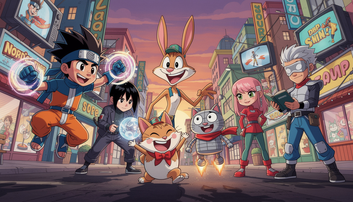 découvrez notre sélection des dessins animés commençant par la lettre n qui ont marqué votre enfance et plongent dans la nostalgie de ces héros inoubliables.