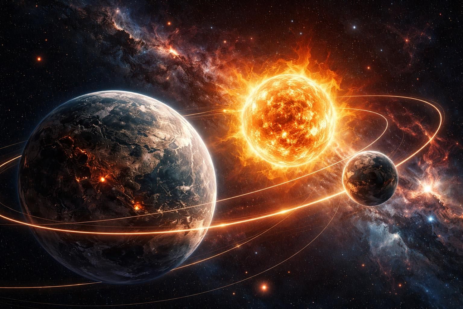découvrez le mystère du problème à 3 corps, une énigme fascinante qui remet en question les lois classiques de la physique et challenge notre compréhension de l'univers.