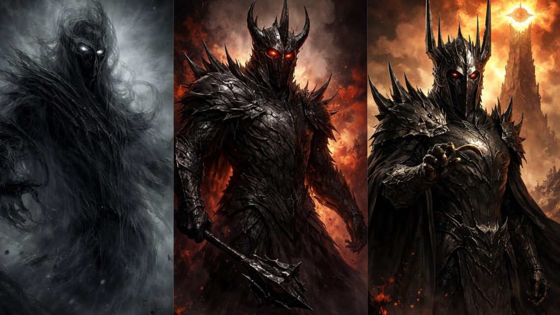 L&rsquo;évolution de Sauron : De l&rsquo;esprit maléfique à la menace emblématique