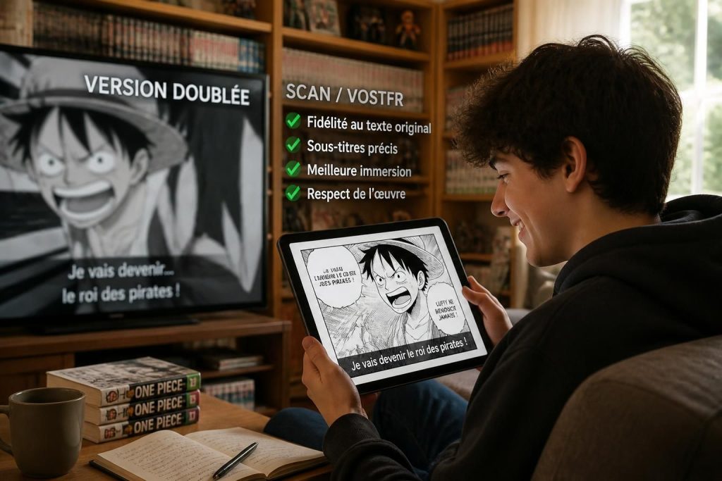 découvrez pourquoi les scans de one piece en vostfr offrent une expérience plus authentique et immersive comparée aux versions doublées, avec des avantages en termes de fidélité au manga original et de qualité de traduction.