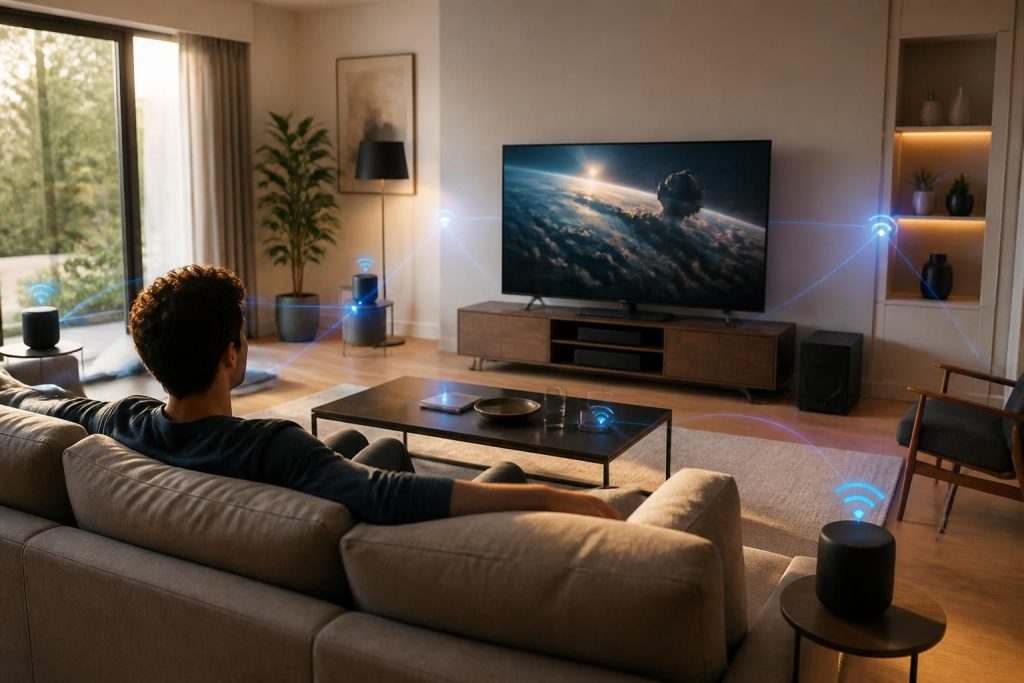 découvrez les avantages d'un home cinéma sans fil pour profiter d'une expérience immersive, sans encombrement, avec une installation facile et une liberté totale de mouvement.