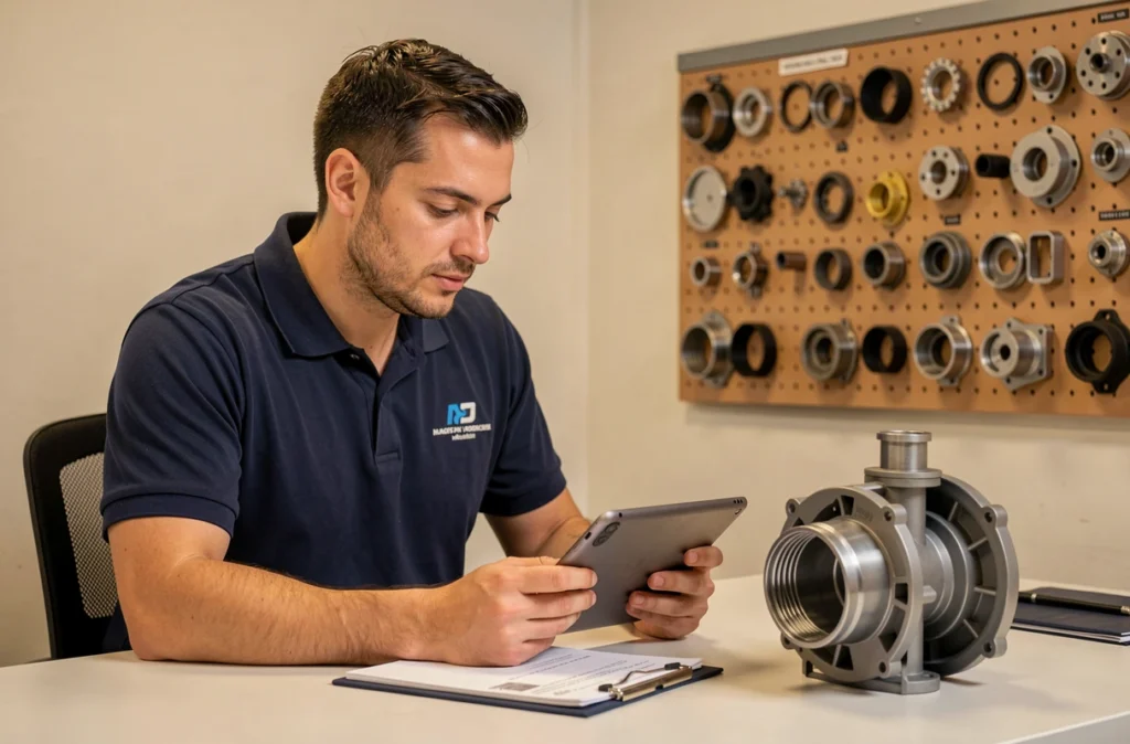 Conseiller Pcd Point Conseil Dépannage analysant un diagnostic d'électroménager à Besançon